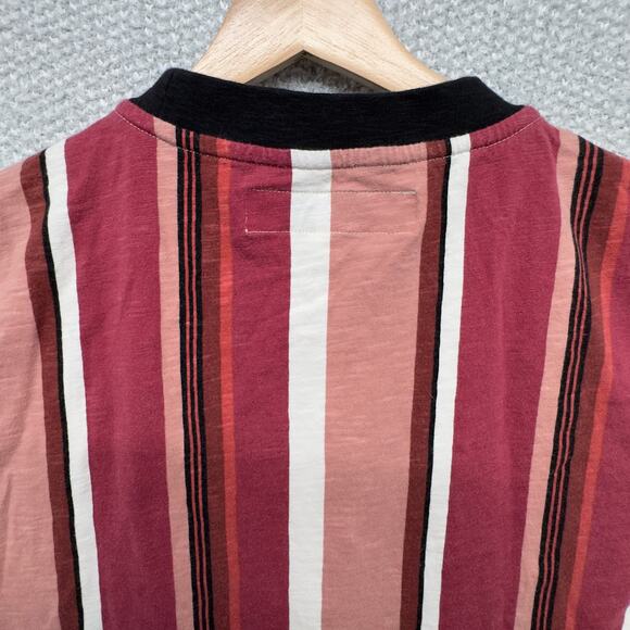 GUESS Originals Los Angeles Mens S David Sayer Striped T Shirt Retro - Picture 6 of 12